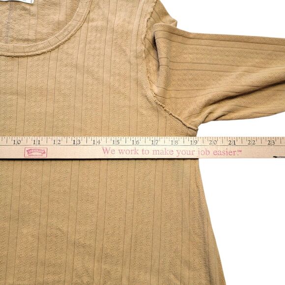 We The Free Tate Pointelle Tunic Women's M Topaz Drapey Relaxed Fit Boho - Picture 6 of 8